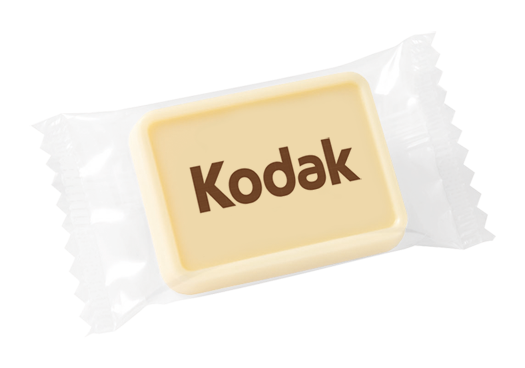 Werbeschokolade-Kodak